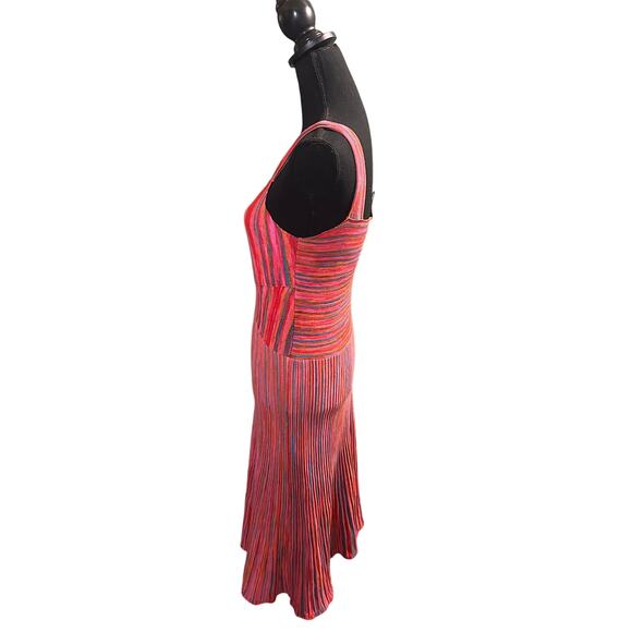 Scoop Micro Stripe Midi Dress - Picture 4 of 8